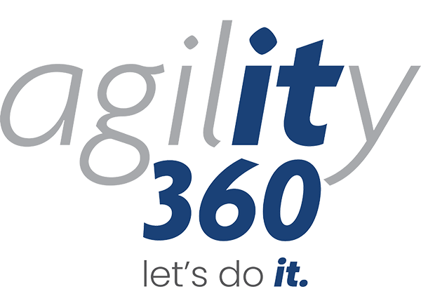 Agility360 logo with "Let's do it" strap line underneath